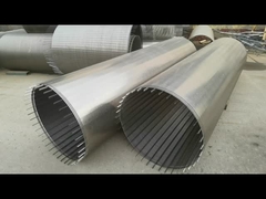 فیلتر درام صفحه نمایش چرخشی سیم گوه SS304 برای تصفیه فاضلاب