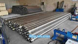صفحه نمایش چاه آب AISI 304 OD 4-1/2" برای کنترل شن و ماسه