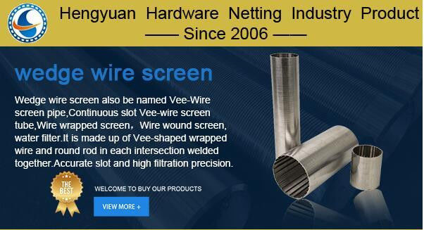 SS304 فیلترهای صفحه نمایش سیم کج برای بهبود عملکرد فیلتر