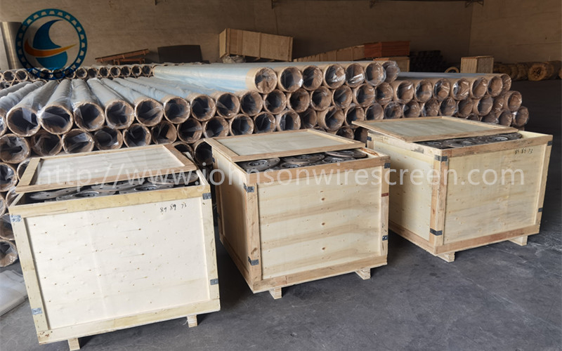 فیلتر صفحه نمایش غیر مسدود کننده SS304 برای فیلترهای شبکه باریک چرخش