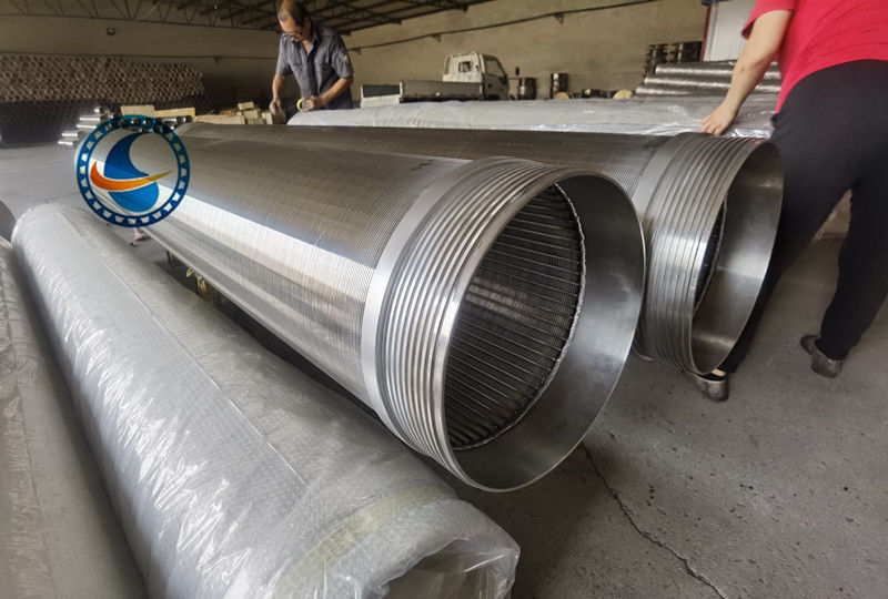 گالوانیزه کردن و SS 304 جانسون وگ سیم آب خوب صفحه نمایش فیلتر لوله