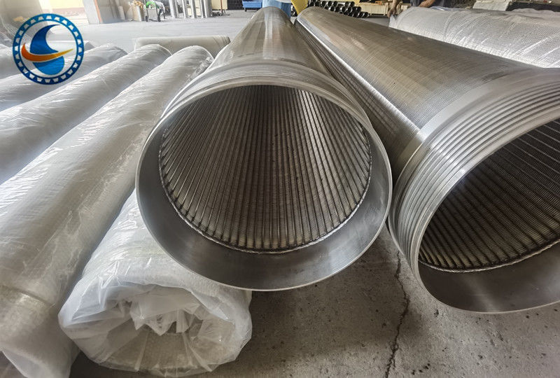 گالوانیزه کردن و SS 304 جانسون وگ سیم آب خوب صفحه نمایش فیلتر لوله