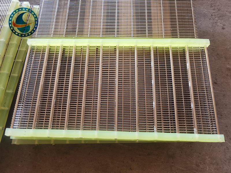 فولاد ضد زنگ 304 اسلات 1.7mm پنل صفحه نمایش سیم کج برای تصفیه مواد غذایی