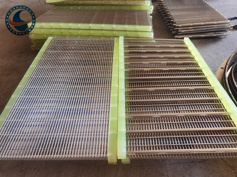 فولاد ضد زنگ 304 اسلات 1.7mm پنل صفحه نمایش سیم کج برای تصفیه مواد غذایی