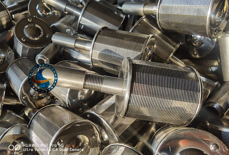 SS316L OD 70mm Wig Wire Screen Nozzles برای فیلتر رزین