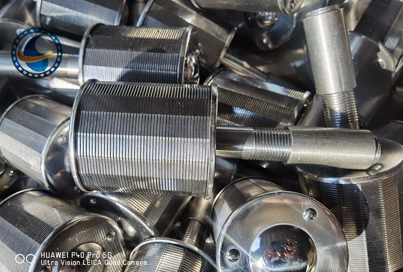 SS316L OD 70mm Wig Wire Screen Nozzles برای فیلتر رزین
