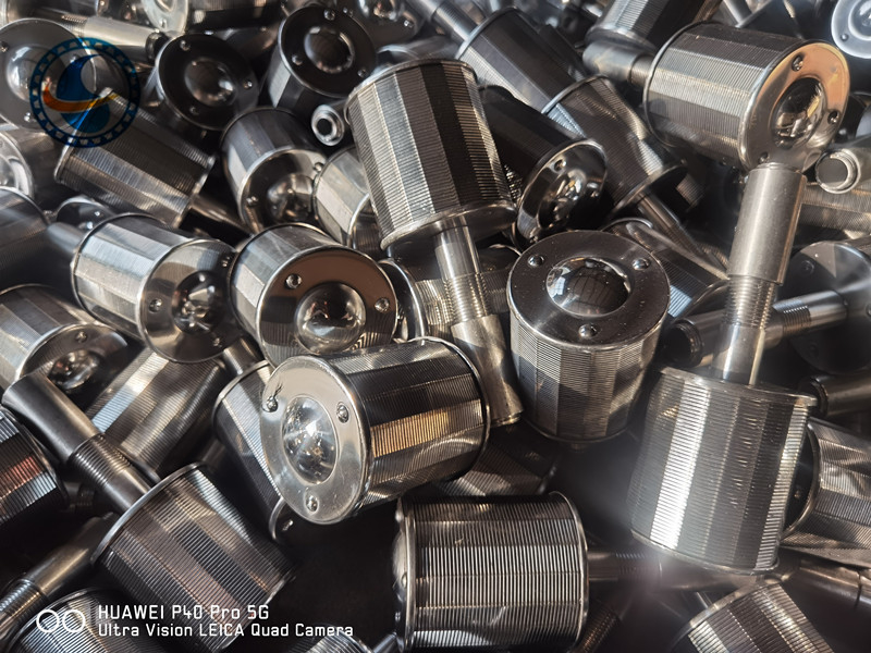 SS316L OD 70mm Wig Wire Screen Nozzles برای فیلتر رزین