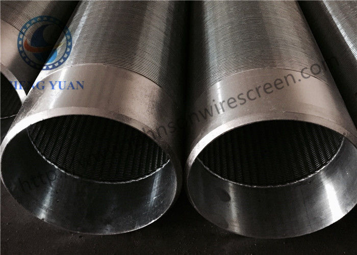 SS304 اسلات 40 جانسون پروفایل سیم آب چاه صفحه نمایش برای 400 متر عمق چاه