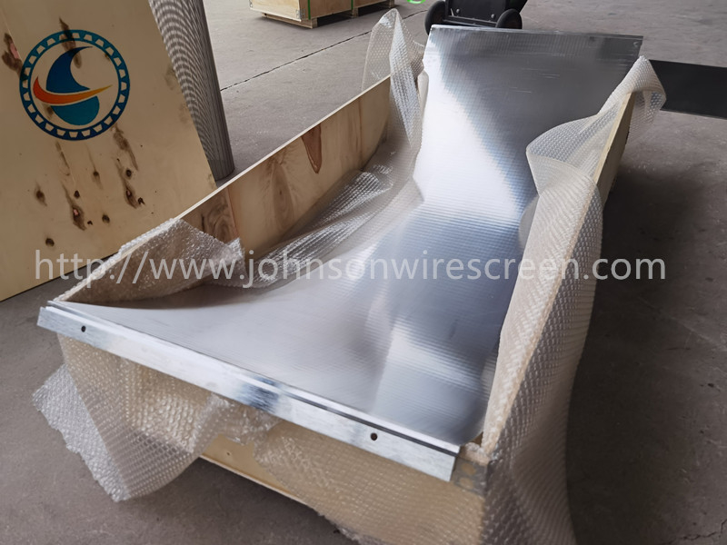 فیلتر صفحه ای قوسی سیم گوه ای SS316L برای تصفیه فاضلاب