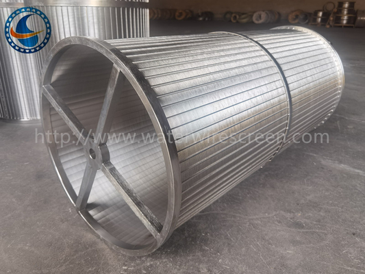 سبد صفحه فیلتر سیم گوه ای 490 میلی متری فولاد ضد زنگ 316 لیتری برای فیلترهای اسکراپر