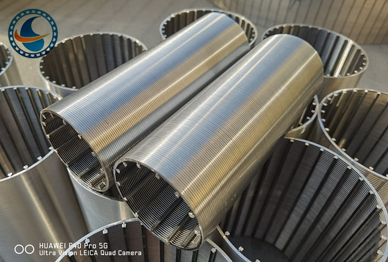 لوله فیلتر سیم SS304 Vee OD51mm برای فاضلاب غیر گرفتگی