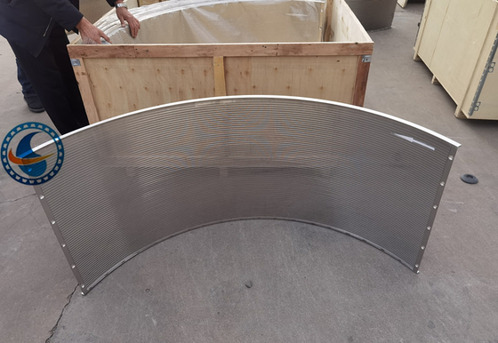 SS304 Sieve Bend Screen Wedge Wire Screen DSM تا طول 4 متر