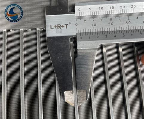 پانل های صفحه سیم گوه ای از جنس استنلس استیل OEM 304 برای کاغذسازی