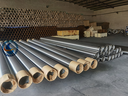 Od 9-5/8 اینچ شیار 1.0 میلی متری آب چاه جانسون Wire Screen Steel Stainless 304