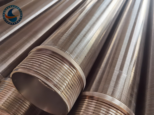 Ss316l Od140mm Johnson Wedge Wire Screens with Threaded Screens