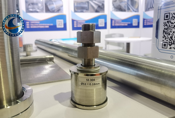 Od 53mm آب فیلتر نوزل فولاد ضد زنگ 304