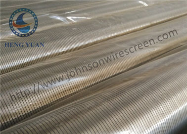 لوله صفحه نمایش چاه آب مورد تایید ISO9000 برای کنترل شن و ماسه اندازه شیار 0.75mm