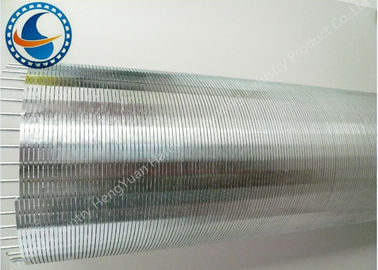 صفحه سیم گوه ای فولاد ضد زنگ کامل جوش داده شده 2.9 متر / 3 متر / 5.8 متر / طول 6 متر