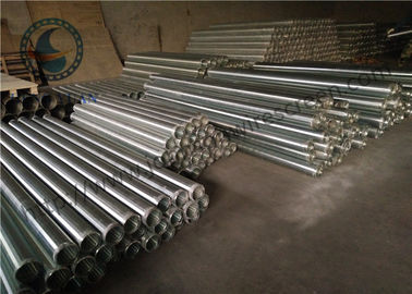 مواد گالوانیزه فولاد کم کربن صفحه نمایش سیم جانسون تایید شده ISO9000