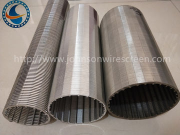 پرده های مش سیم جانسون گوه از پیش بسته بندی شده برای سیستم ورودی آب دریا