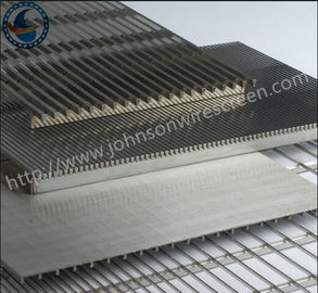 صفحه نمایش سیم گوه ای جوش داده شده فیلتراسیون مواد غذایی با درجه دوام 304 لیتری / 304 لیتری / 316 لیتری