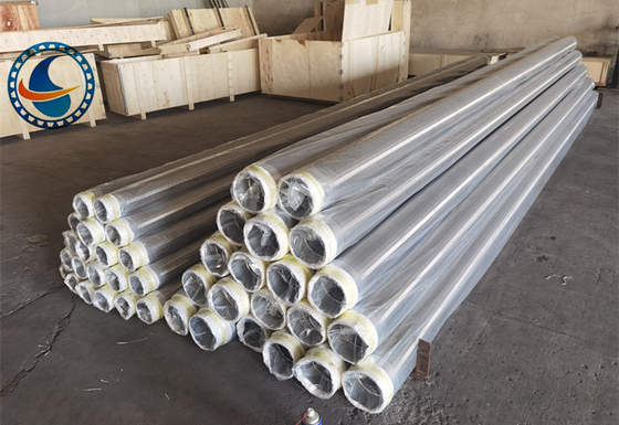 SS304L 168mm جانسون VEE-WIRE لوله آب چاه صفحه نمایش