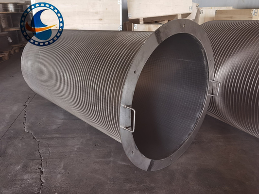 فیلتر صفحه ای دوار سیمی SS304 با زاویه معکوس 800mm x 1500mm