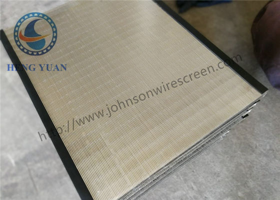 پانل های صفحه نمایش سیم گوه ای حرفه ای برای واشر زغال سنگ اندازه شکاف 0.5 میلی متری