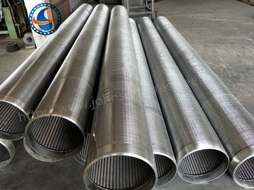 صفحه نمایش چاه آب از جنس استنلس استیل 304 برای کنترل شن و ماسه اندازه شیار 1.0 میلی متری
