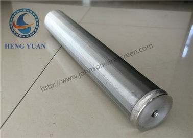 اندازه اسلات 1.0 میلی متری صفحه نمایش چرخشی درام پشت فلاش فیلتر مواد فولادی ضد زنگ 316L