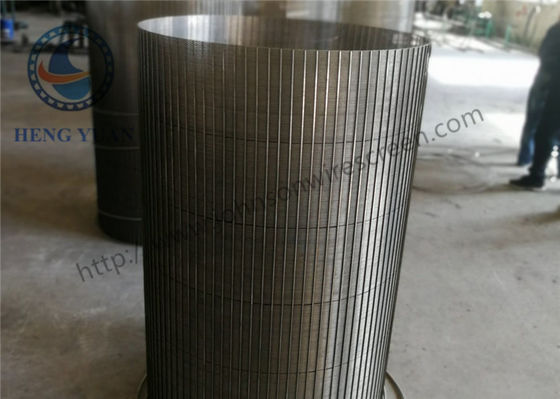 صفحه نمایش چرخشی درام FIlter V Wire Wound Filter Screen با دقت بالا