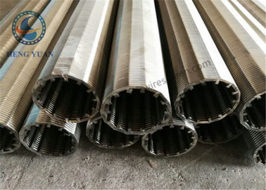 فولاد ضد زنگ گوه سیم V Wire Johnson Screen 40mm O.D Screen Pipe
