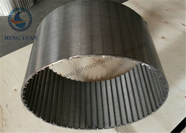Ss 304 Johnson Wire Screen V شکل با شکاف 0.25 میلی متری با فیلتراسیون بالا