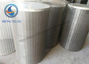304 SS Johnson Wedge Wire Screen Ground Water Wells Shape V Shape for Drum Filter
