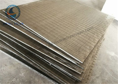 پانل های شکاف صفحه نمایش V شکل V شکل از جنس استنلس استیل 304 316 Wedge Wire Screen Screen Slot 1219 mm طول