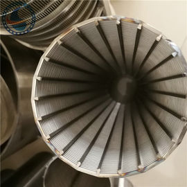 سیم V شکل 0.75 میلی متری اسلات جانسون Screen Pipe برای غربالگری
