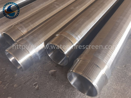حفاری چاه آب 4-1/2 اینچی Ss304 Johnson Wire Screen برای کنترل شن و ماسه