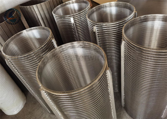 فیلتر شستشوی عقب درام جانسون سیمی اسلات سیلندر 316l